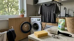 Effektiver Haushaltstrick gegen Flusen und Tierhaare: Was ein Schwamm im Waschgang bewirken kann